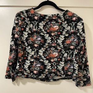 Comfy jersey blazer to pair with a simple black dress or black work outfit!